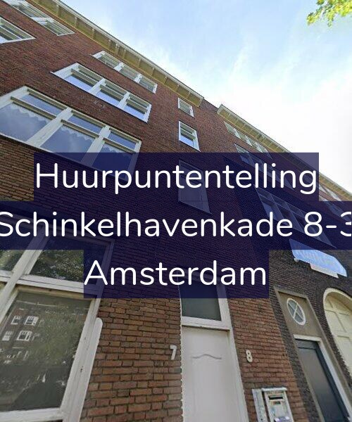 Foto gevel Huurpuntentelling voor Schinkelhavenkade 8-3, Amsterdam