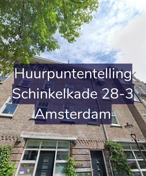 Foto gevel Huurpuntentelling voor Schinkelkade 28-3, Amsterdam