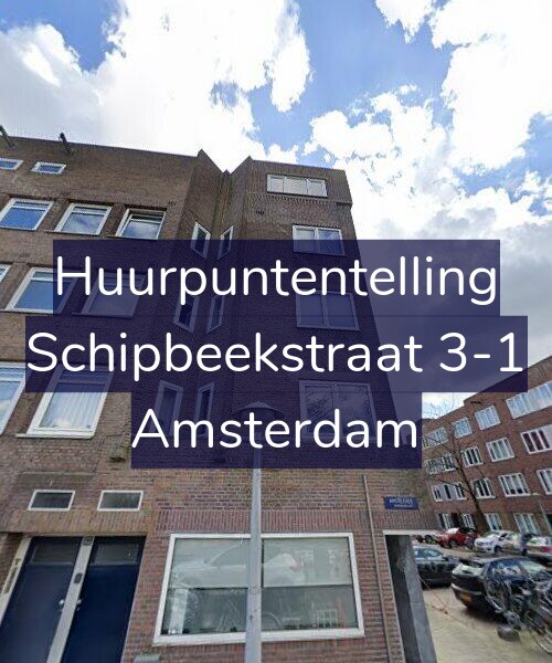 Foto gevel Huurpuntentelling voor Schipbeekstraat 3-1, Amsterdam