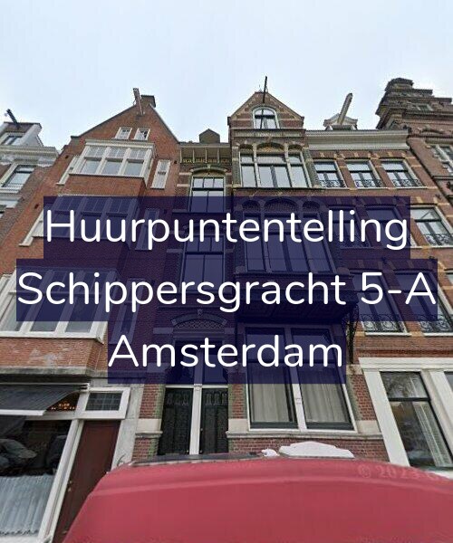 Foto gevel Huurpuntentelling voor Schippersgracht 5-A, Amsterdam
