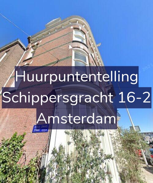 Foto gevel Huurpuntentelling voor Schippersgracht 16-2, Amsterdam
