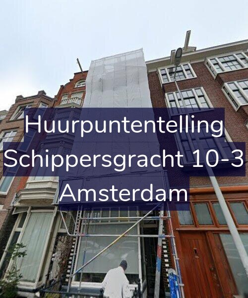 Foto gevel Huurpuntentelling voor Schippersgracht 10-3, Amsterdam