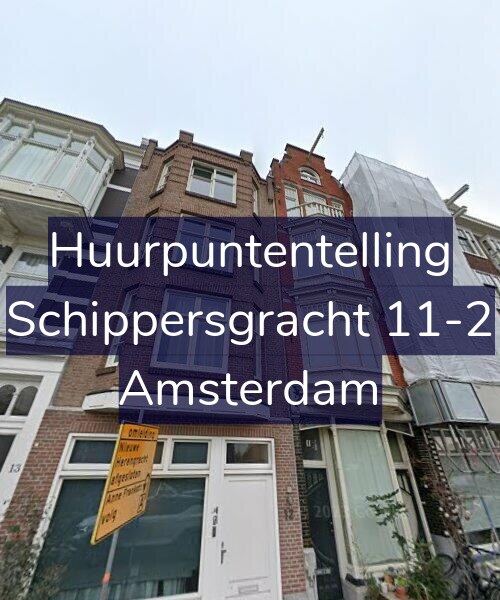 Foto gevel Huurpuntentelling voor Schippersgracht 11-2, Amsterdam