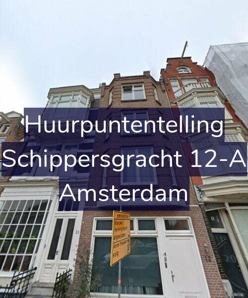 Foto gevel Huurpuntentelling voor Schippersgracht 12-A, Amsterdam