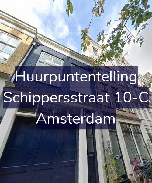 Foto gevel Huurpuntentelling voor Schippersstraat 10-C, Amsterdam