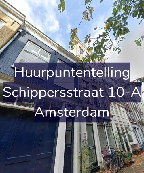 Foto gevel Huurpuntentelling voor Schippersstraat 10-A, Amsterdam
