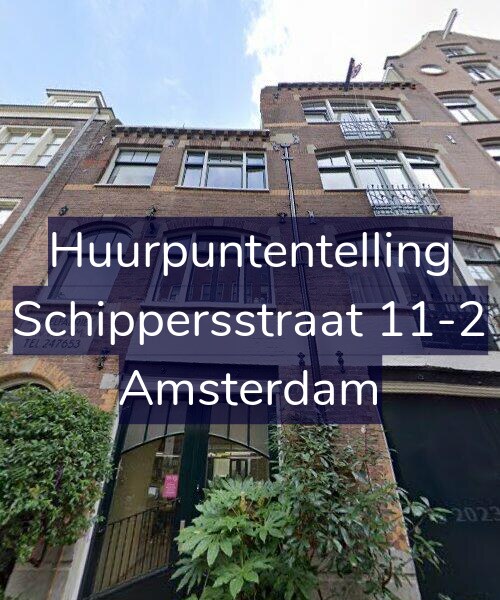 Foto gevel Huurpuntentelling voor Schippersstraat 11-2, Amsterdam