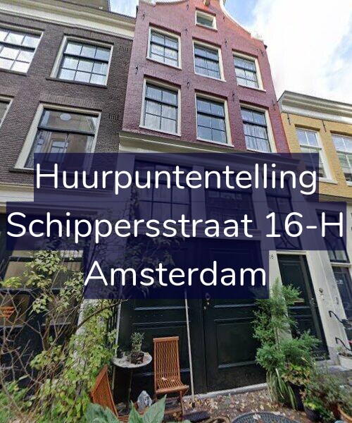 Foto gevel Huurpuntentelling voor Schippersstraat 16-H, Amsterdam
