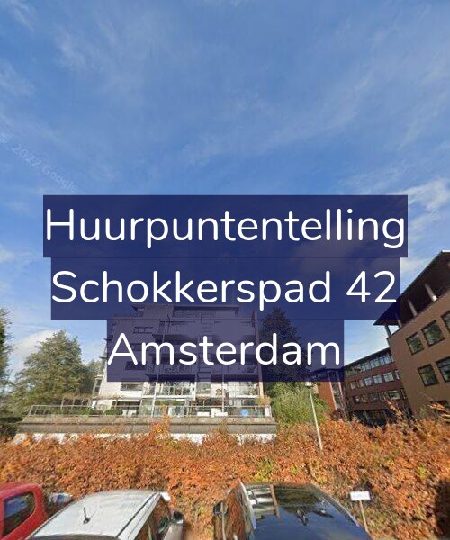 Foto gevel Huurpuntentelling voor Schokkerspad 42, Amsterdam