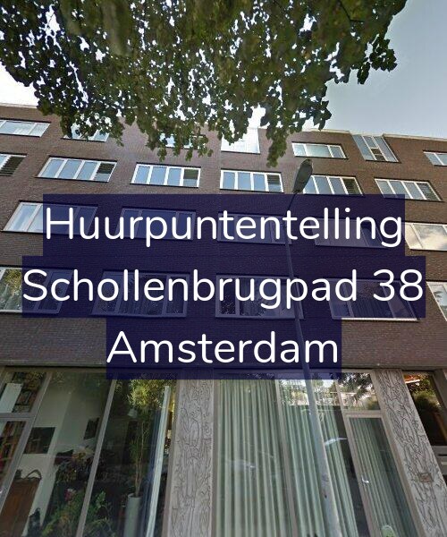 Foto gevel Huurpuntentelling voor Schollenbrugpad 38, Amsterdam