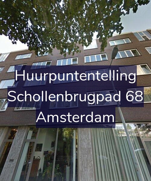 Foto gevel Huurpuntentelling voor Schollenbrugpad 68, Amsterdam