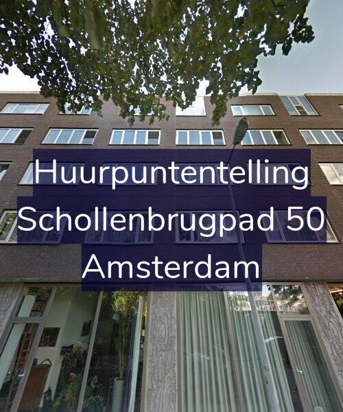 Foto gevel Huurpuntentelling voor Schollenbrugpad 50, Amsterdam