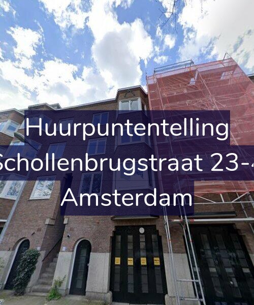 Foto gevel Huurpuntentelling voor Schollenbrugstraat 23-4, Amsterdam