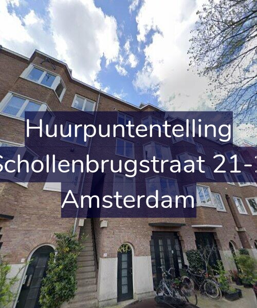Foto gevel Huurpuntentelling voor Schollenbrugstraat 21-2, Amsterdam