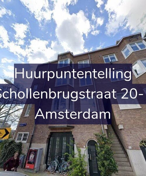 Foto gevel Huurpuntentelling voor Schollenbrugstraat 20-1, Amsterdam
