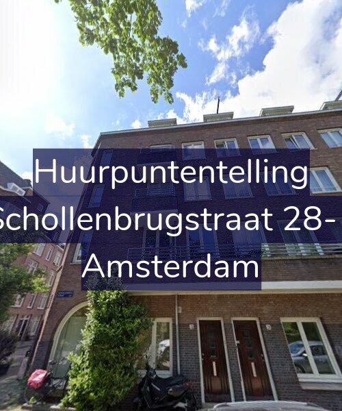 Foto gevel Huurpuntentelling voor Schollenbrugstraat 28-1, Amsterdam