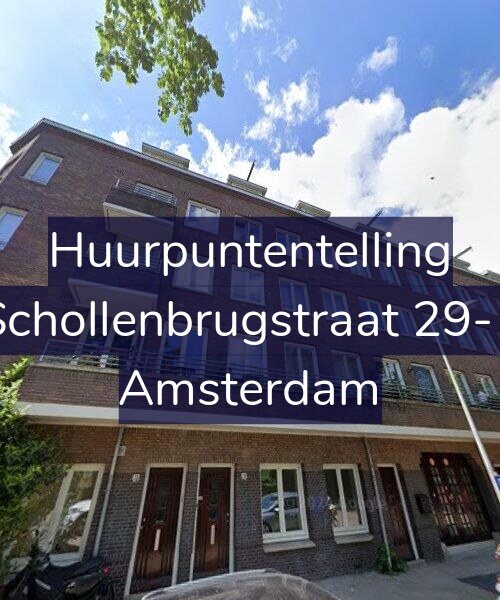 Foto gevel Huurpuntentelling voor Schollenbrugstraat 29-1, Amsterdam
