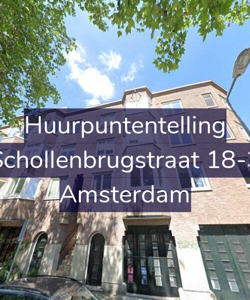 Foto gevel Huurpuntentelling voor Schollenbrugstraat 18-3, Amsterdam