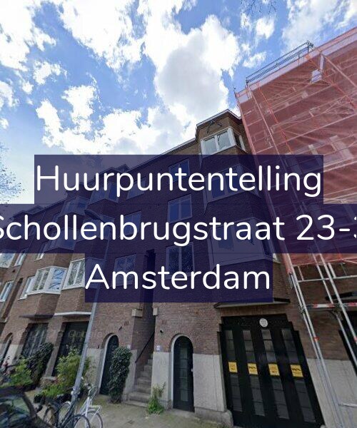 Foto gevel Huurpuntentelling voor Schollenbrugstraat 23-3, Amsterdam