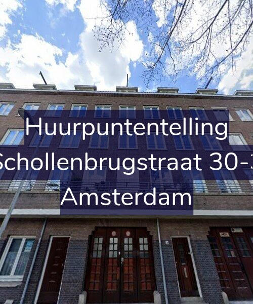 Foto gevel Huurpuntentelling voor Schollenbrugstraat 30-3, Amsterdam