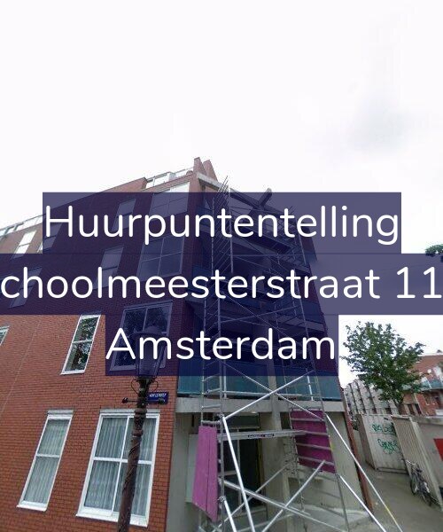 Foto gevel Huurpuntentelling voor Schoolmeesterstraat 110, Amsterdam