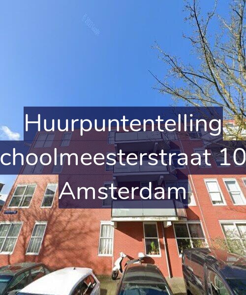 Foto gevel Huurpuntentelling voor Schoolmeesterstraat 102, Amsterdam
