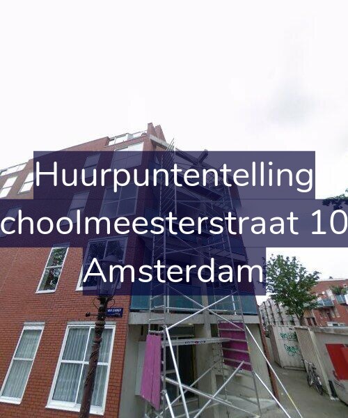 Foto gevel Huurpuntentelling voor Schoolmeesterstraat 108, Amsterdam