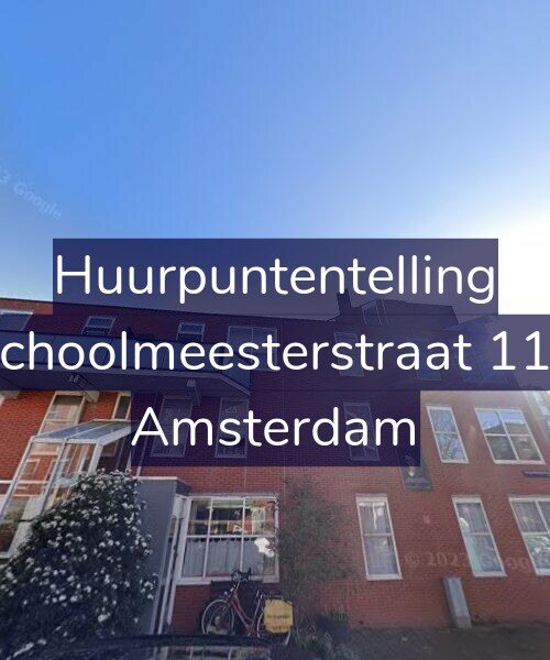 Foto gevel Huurpuntentelling voor Schoolmeesterstraat 111, Amsterdam