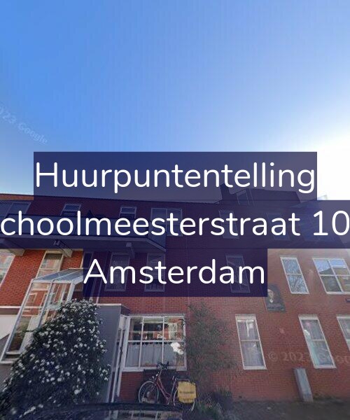 Foto gevel Huurpuntentelling voor Schoolmeesterstraat 107, Amsterdam