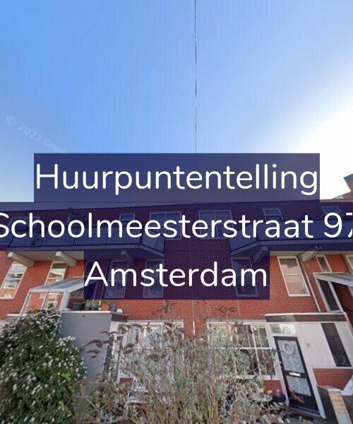 Foto gevel Huurpuntentelling voor Schoolmeesterstraat 97, Amsterdam