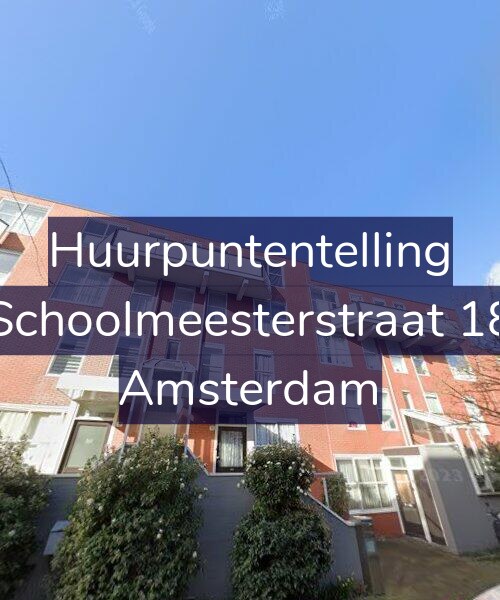 Foto gevel Huurpuntentelling voor Schoolmeesterstraat 18, Amsterdam