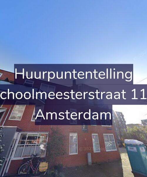 Foto gevel Huurpuntentelling voor Schoolmeesterstraat 113, Amsterdam