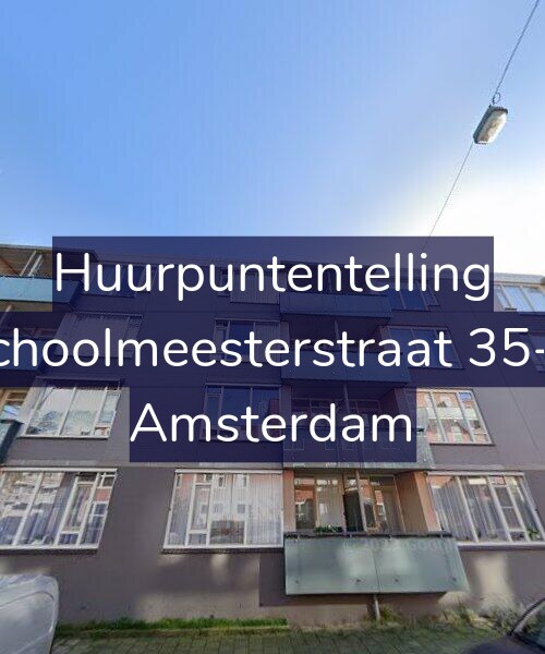 Foto gevel Huurpuntentelling voor Schoolmeesterstraat 35-A, Amsterdam