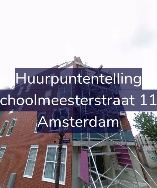 Foto gevel Huurpuntentelling voor Schoolmeesterstraat 114, Amsterdam