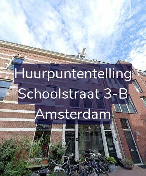 Foto gevel Huurpuntentelling voor Schoolstraat 3-B, Amsterdam