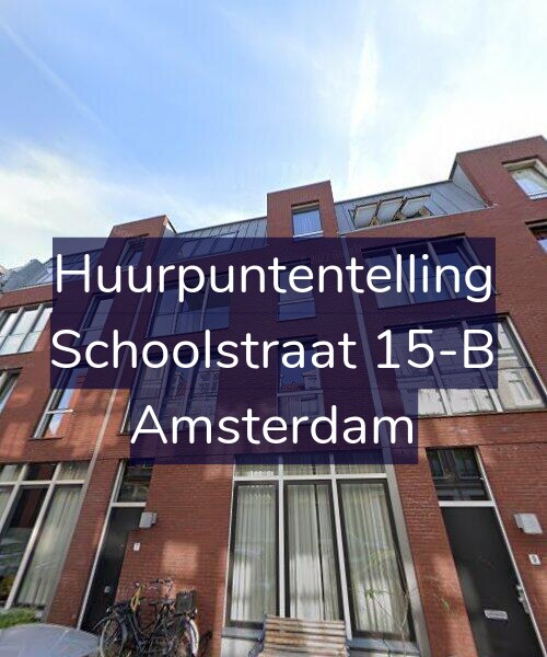 Foto gevel Huurpuntentelling voor Schoolstraat 15-B, Amsterdam
