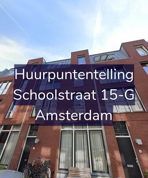 Foto gevel Huurpuntentelling voor Schoolstraat 15-G, Amsterdam