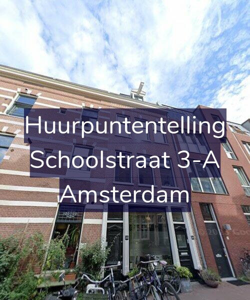 Foto gevel Huurpuntentelling voor Schoolstraat 3-A, Amsterdam