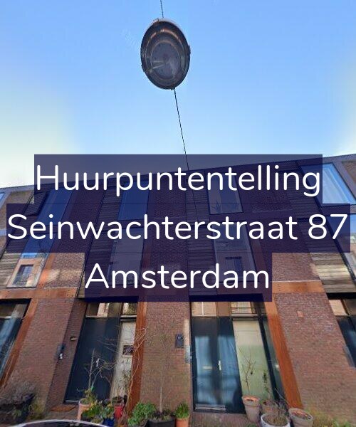 Foto gevel Huurpuntentelling voor Seinwachterstraat 87, Amsterdam