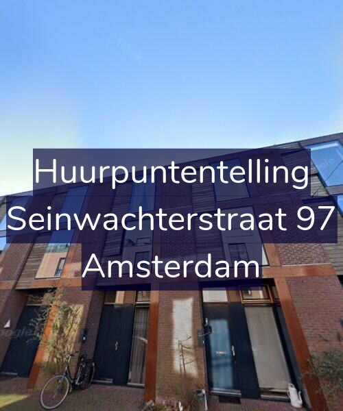 Foto gevel Huurpuntentelling voor Seinwachterstraat 97, Amsterdam