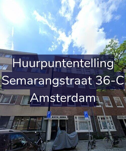Foto gevel Huurpuntentelling voor Semarangstraat 36-C, Amsterdam