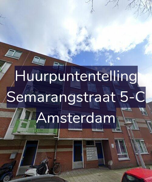 Foto gevel Huurpuntentelling voor Semarangstraat 5-C, Amsterdam
