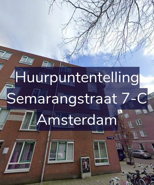 Foto gevel Huurpuntentelling voor Semarangstraat 7-C, Amsterdam