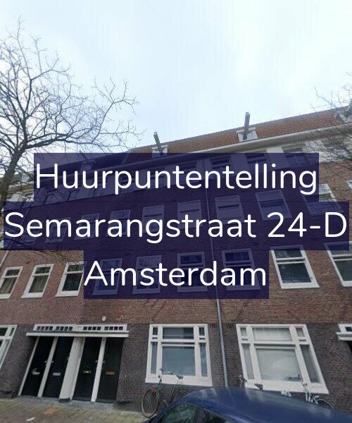 Foto gevel Huurpuntentelling voor Semarangstraat 24-D, Amsterdam