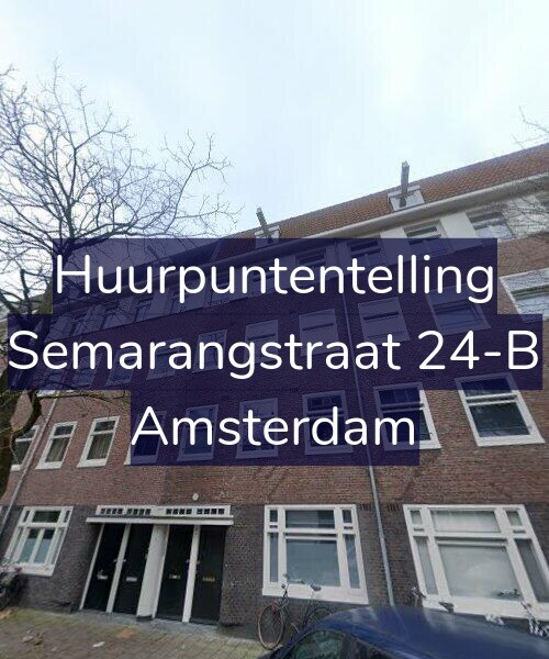 Foto gevel Huurpuntentelling voor Semarangstraat 24-B, Amsterdam