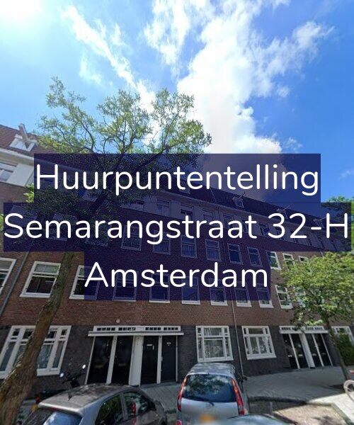 Foto gevel Huurpuntentelling voor Semarangstraat 32-H, Amsterdam