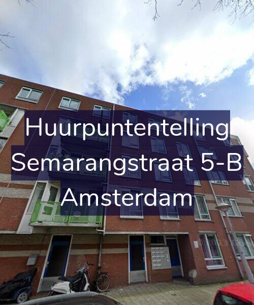 Foto gevel Huurpuntentelling voor Semarangstraat 5-B, Amsterdam