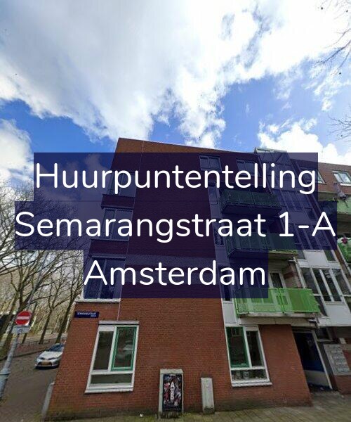 Foto gevel Huurpuntentelling voor Semarangstraat 1-A, Amsterdam