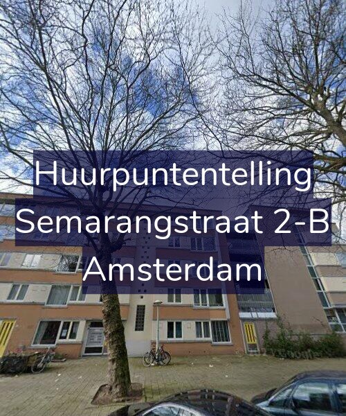 Foto gevel Huurpuntentelling voor Semarangstraat 2-B, Amsterdam