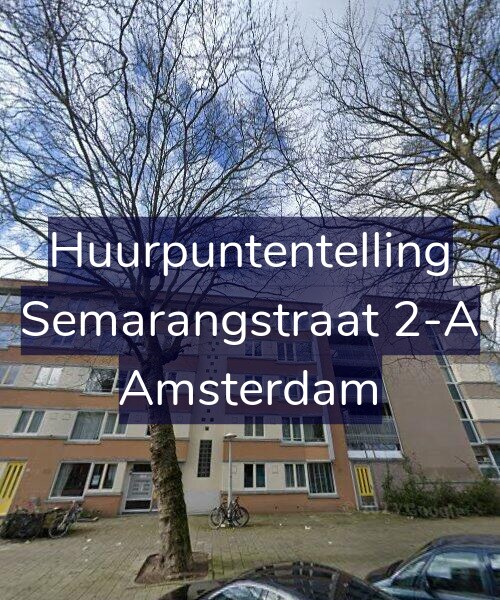 Foto gevel Huurpuntentelling voor Semarangstraat 2-A, Amsterdam